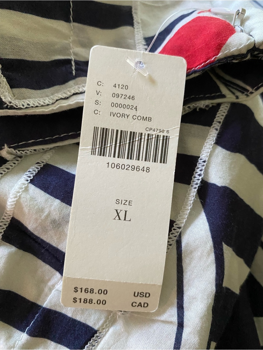 new anthropologie Maeve Graphic Piped Midi Skirt size XL nwt - Picture 6 of 6